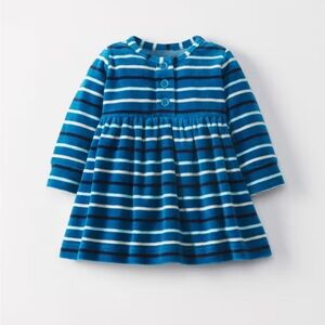 Hanna Andersson It's A Playdress, It's A Daydress In Velour Size 3-6 Months